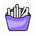 Fries Fast Food Snack Icon