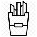 Fries Chips Snack Icon