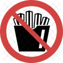 Fries not allowed  Icon