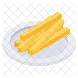 Fries Plate  Icon