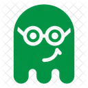 Friki Fantasma Halloween Icono