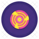 Frisbee Flying Disc Disk Icon
