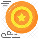 Frisbee Disk Throw Icon