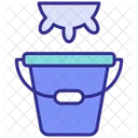 Milcheimer Milch Eimer Symbol