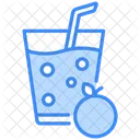 Frische Safte Saft Glas Symbol