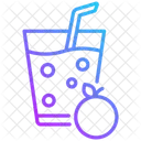 Frische Safte Saft Glas Symbol