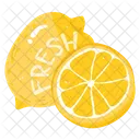 Limette Frische Zitrone Zitrus Symbol