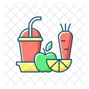 Farbe Symbol Obst Icon