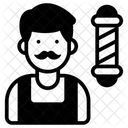 Friseur Salon Beruf Symbol
