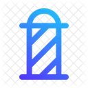 Friseursalon Friseurstange Haare Schneiden Symbol