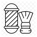 Friseurladen  Symbol