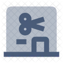 Friseurladen  Symbol