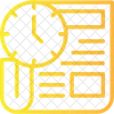 Frist uhr  Symbol