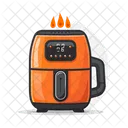 Friteuse Electronique Alimentation Icône