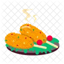 Fast Food Aufkleber Junk Food Street Food Icon