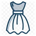 Frock Woman Dress Costume Icon