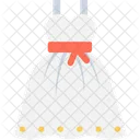 Pattern Dress Frock Girl Dress Icon