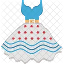 Frock Party Dress Sundress Icon