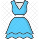 Frock Fashion Design Jumper Dress Icon