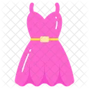 Frock Fabric Garments Icon