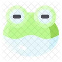 Spring Frog Frog Head Icon
