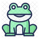 Frog Spring Plant Icon