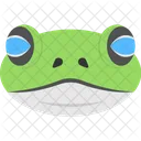 Animated Frog Face Icon