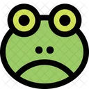 Frog Frowning Icon