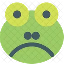 Frog Frowning Icon