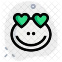 Frog Heart Eyes Icon