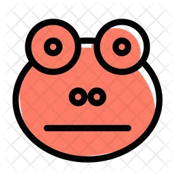 Frog Neutral Emoji Icon