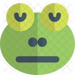 Frog Neutral Closed Eyes Emoji Icon