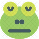 Frog Neutral Closed Eyes Icon
