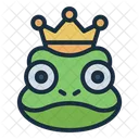 Frog Prince Frog Animal Icon