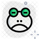 Frog Sad Closed Eyes Icon