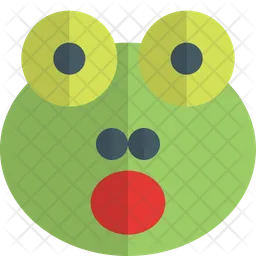 Frog Shock Emoji Icon