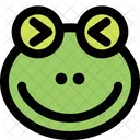 Frog Squinting Icon