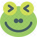 Frog Squinting Icon