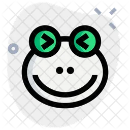 Frog Squinting Emoji Icon
