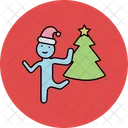 Frohe Weihnachten Weihnachten Weihnachtsmutze Icon