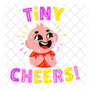 Frohliches Baby Kind Lachen Symbol