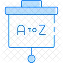 From A To Z Style Letter A Icon