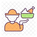 From Farm To Fork Locally Grown Organic Food Icône