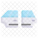 Front And Rear Door  Icon