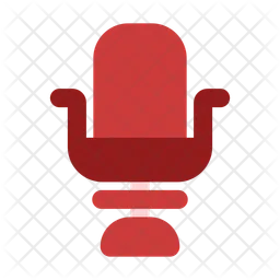 Front barber chair  Icon