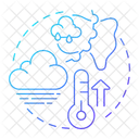 Concept De Science Atmospherique Similaire Icône