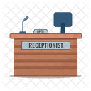 Front desk receptionist  Icon