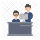 Desk Office Reception Icon