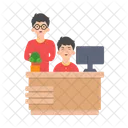 Desk Office Reception Icon