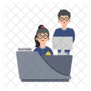 Desk Office Reception Icon